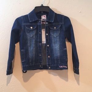Hello kitty jean jacket